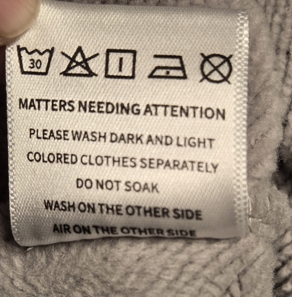 Asaali "Laugh Now Cry Later" Hoodi Sweater Color Grey Size XS - Picture 10 of 12